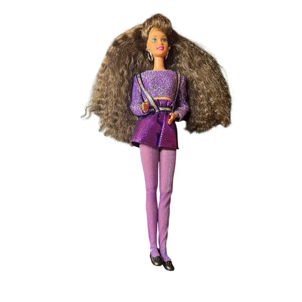 Vintage 1994 Dance Moves Teresa Barbie Doll - Purple Outfit - Mattel #13098